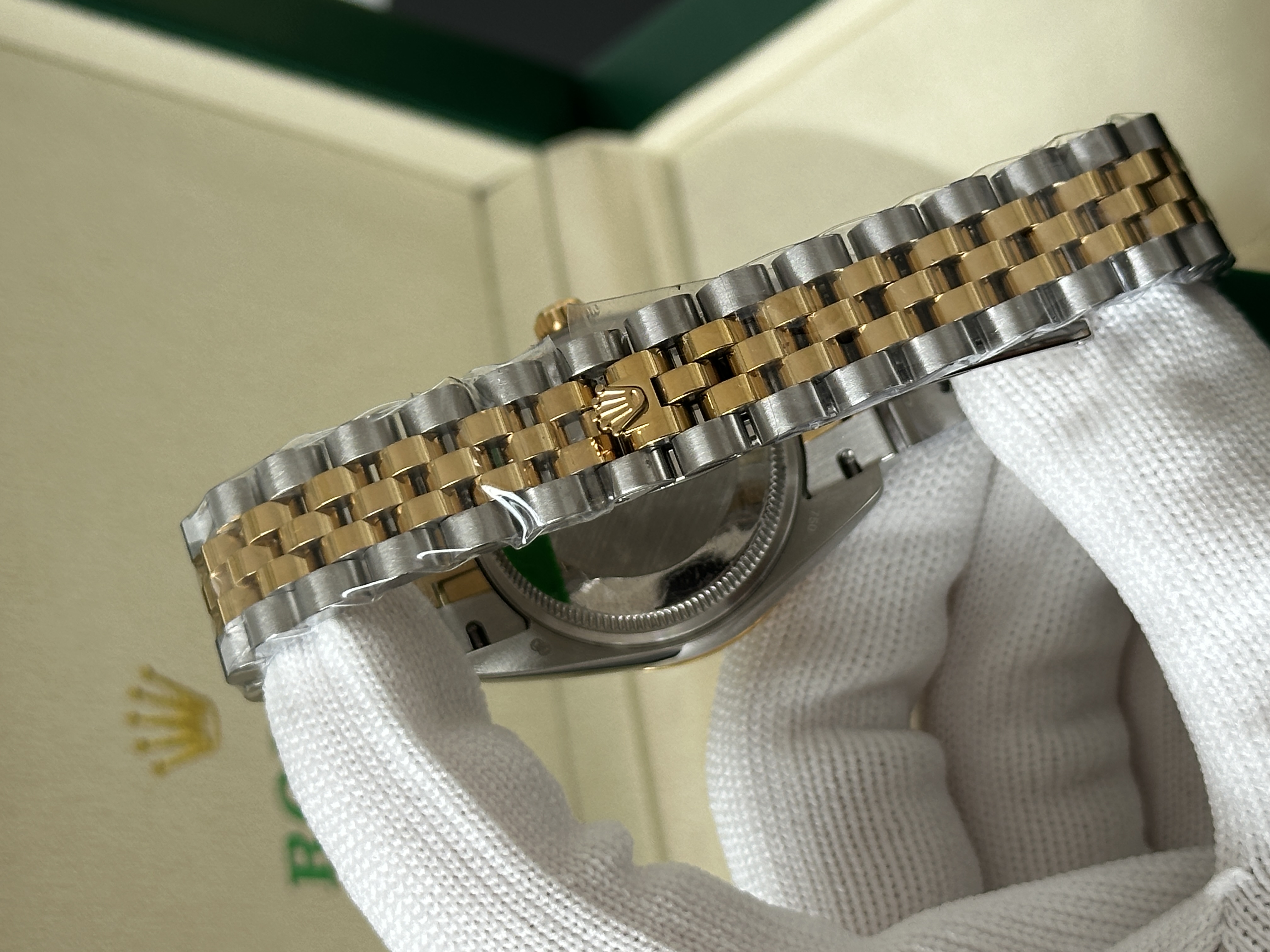 Rolex Lady-Datejust Two-Tone Diamond Dial Watch