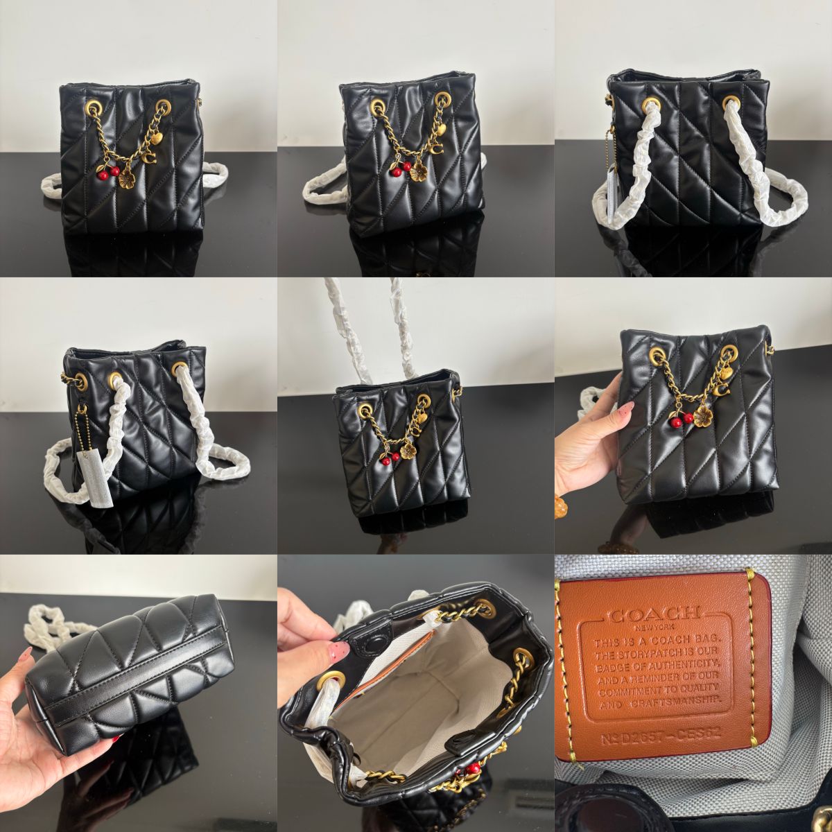 Women Handbag CES62 CER87 Bucket Chain Bag