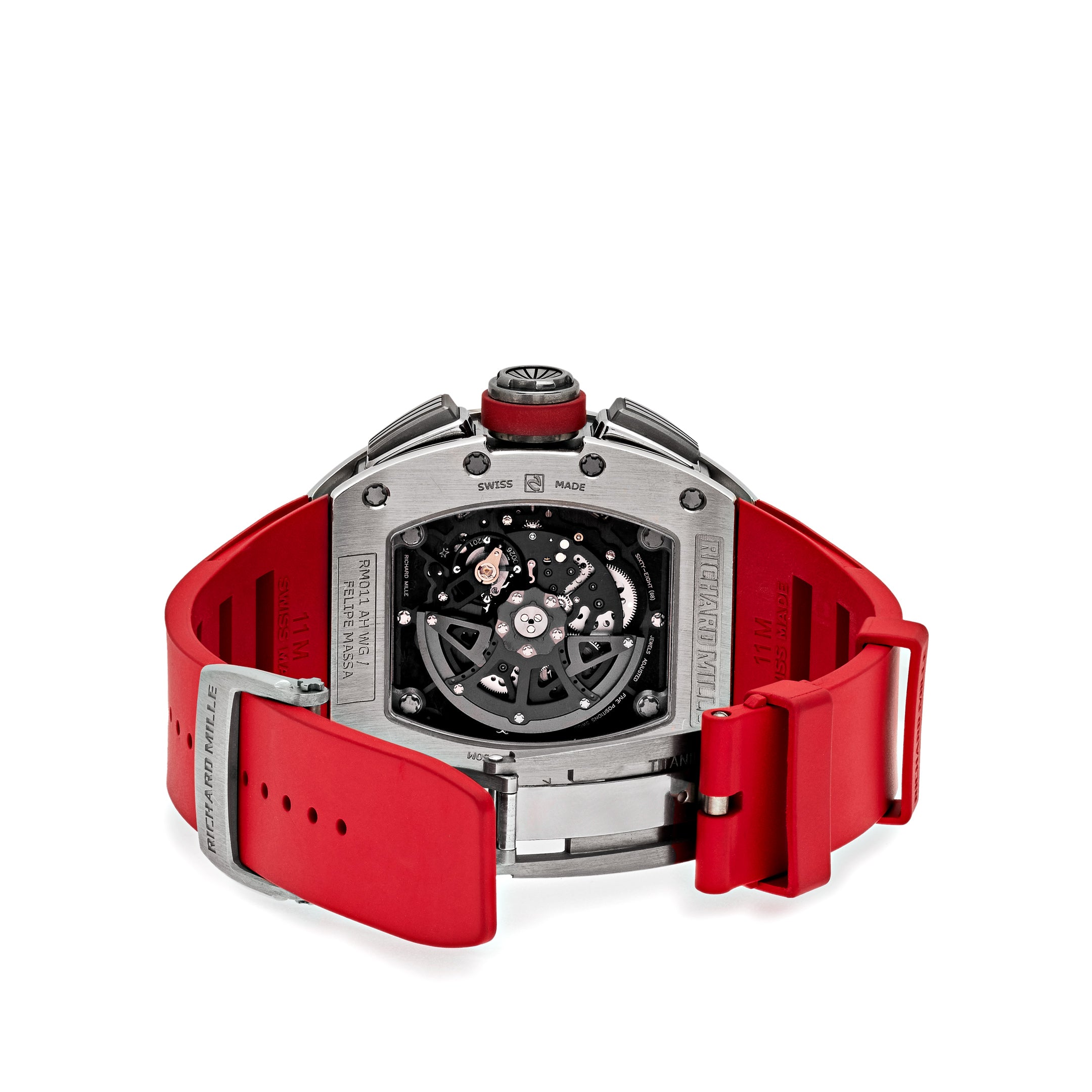 Richard Mille Felipe Massa White Gold/Titanium RM 011【1:1 Replica】