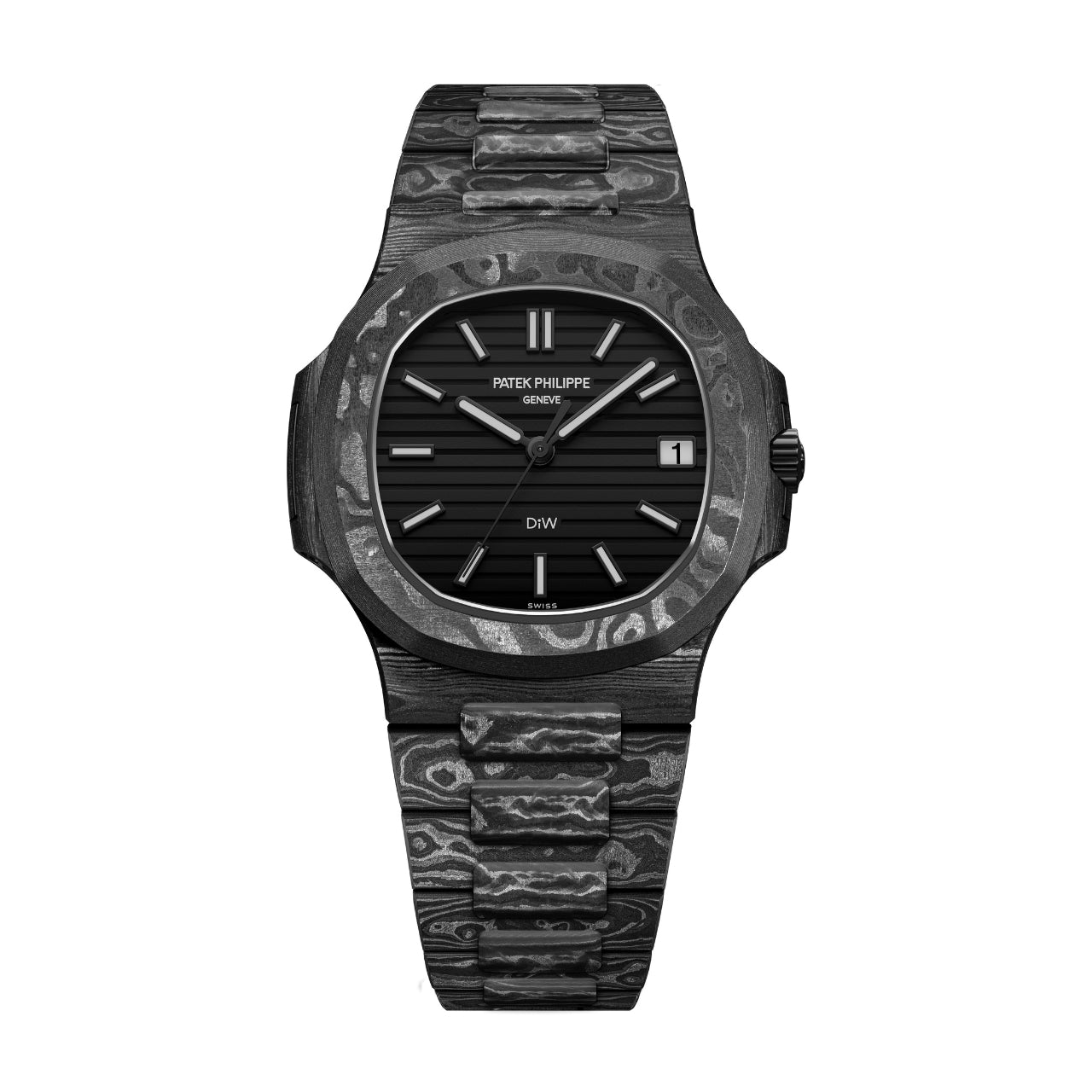 Patek Philippe Nautilus DiW ALL CARBON BLACK 5711【1:1 Replica】
