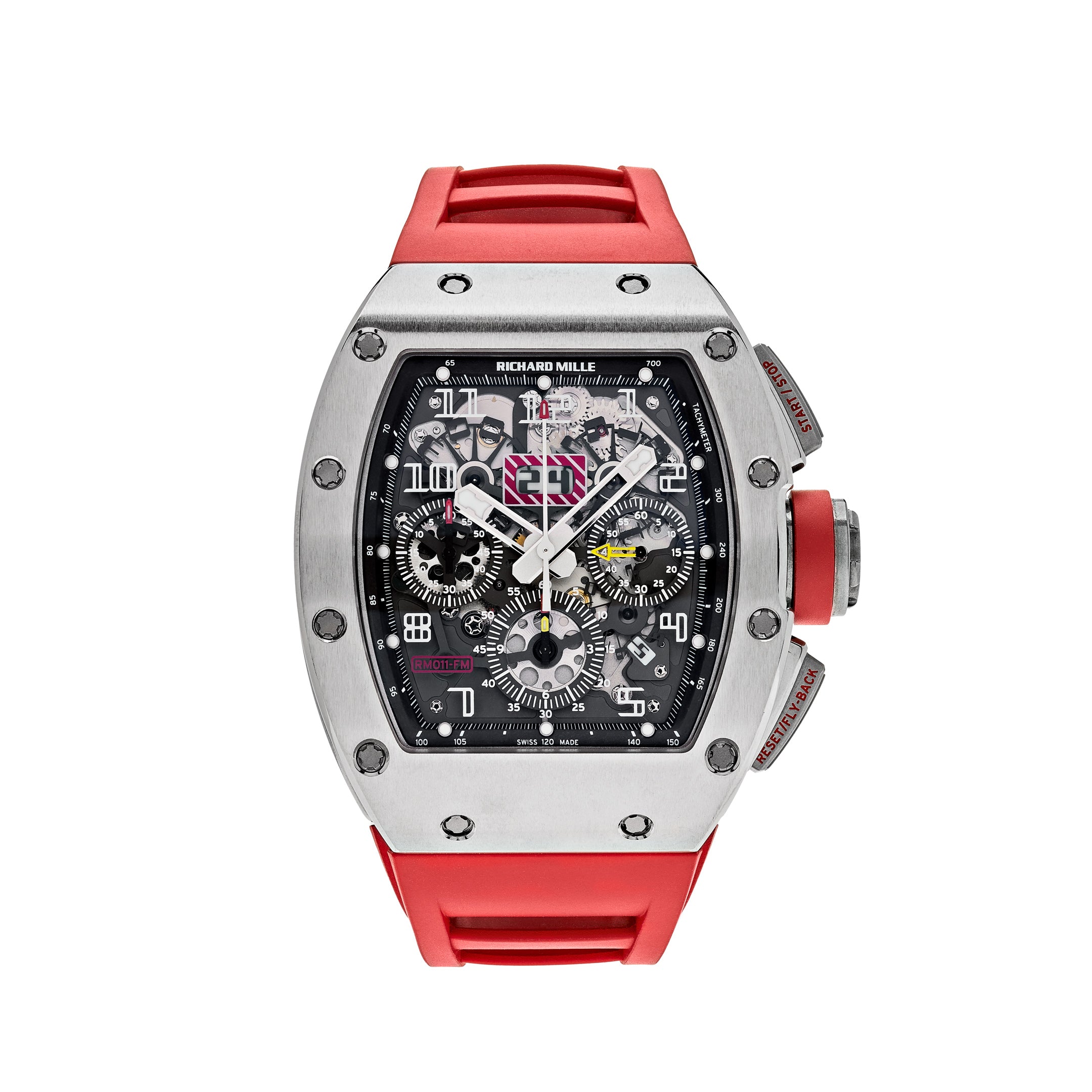 Richard Mille Felipe Massa White Gold/Titanium RM 011【1:1 Replica】