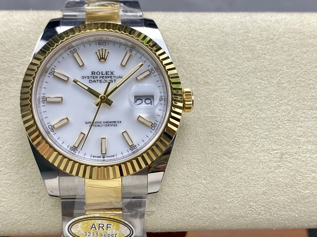 Rolex Datejust 41 m126303 0015 Two Tone White Dial Men's Watch