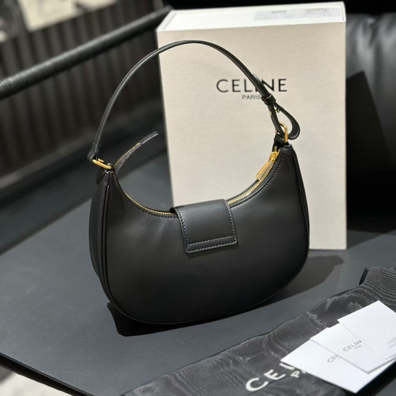 MEDIUM AVA TRIOMPHE BAG IN SMOOTHCALFSKIN