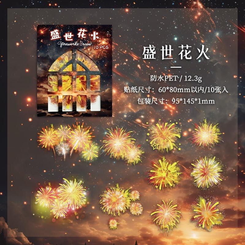 1072 Stickers Smoke Stars Like Rain Series