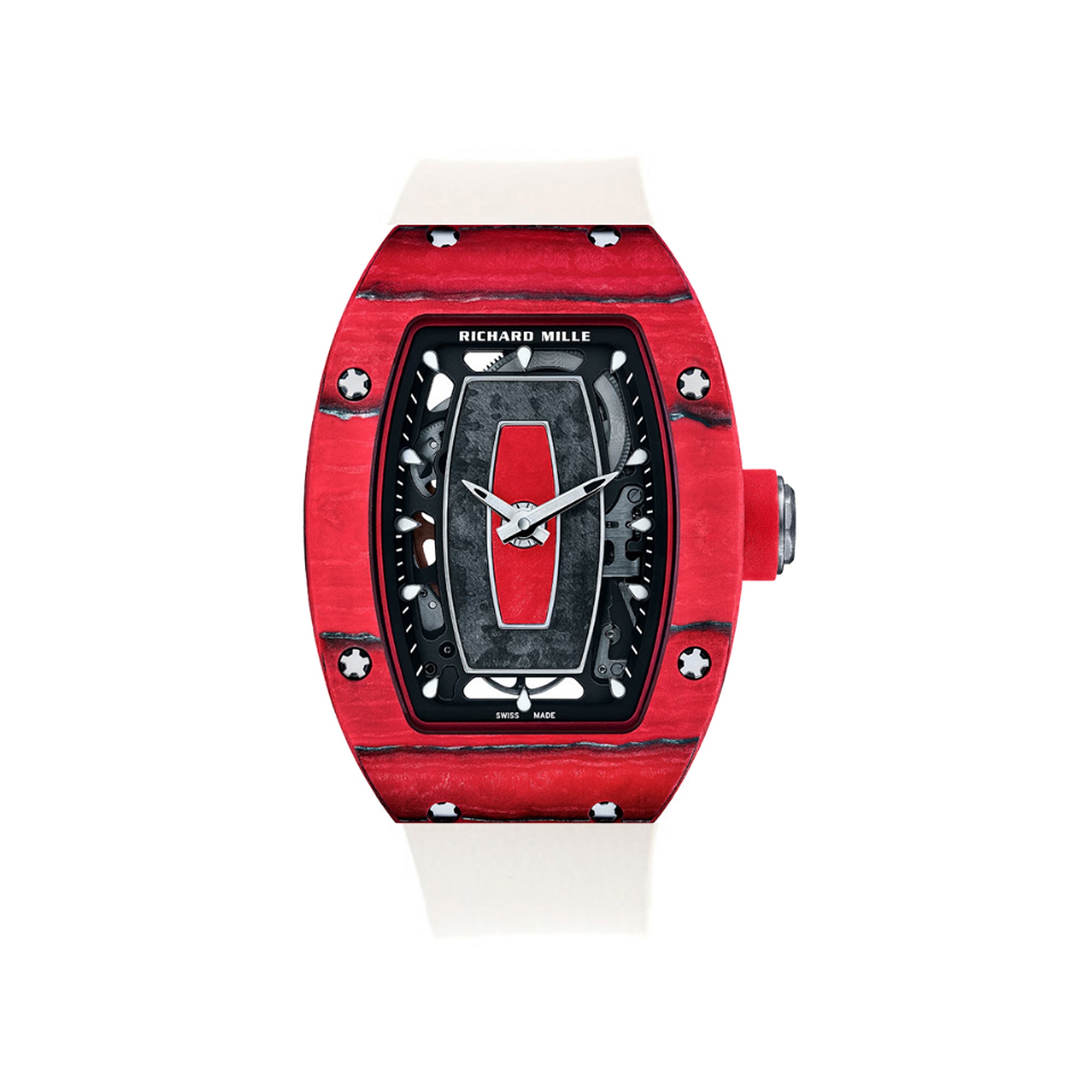 Richard Mille Ladies' Carbon & Red Quartz TPT RM07-01【1:1 Replica】