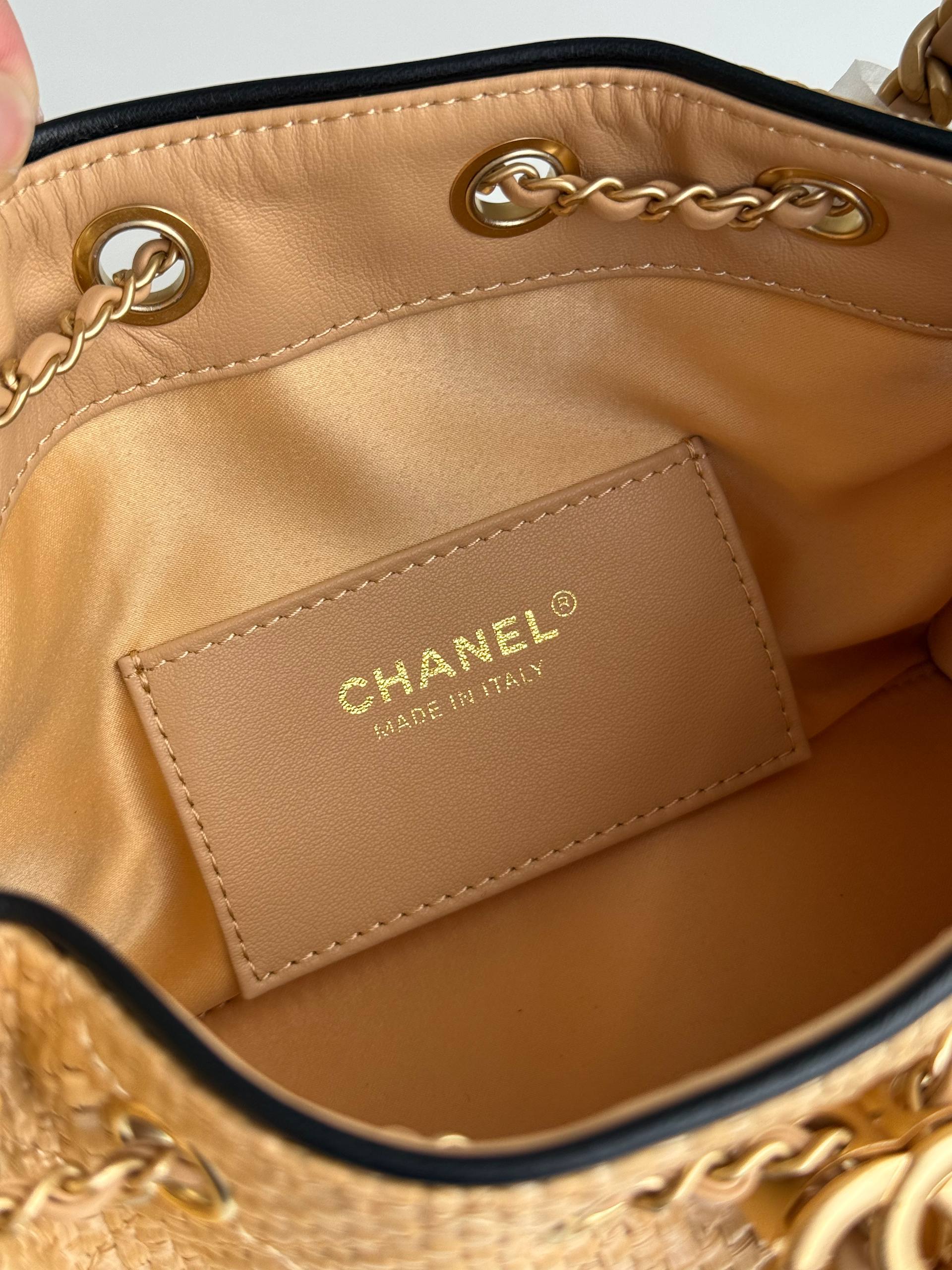 Chanel Mini 25 Hobo Bag in Raffia