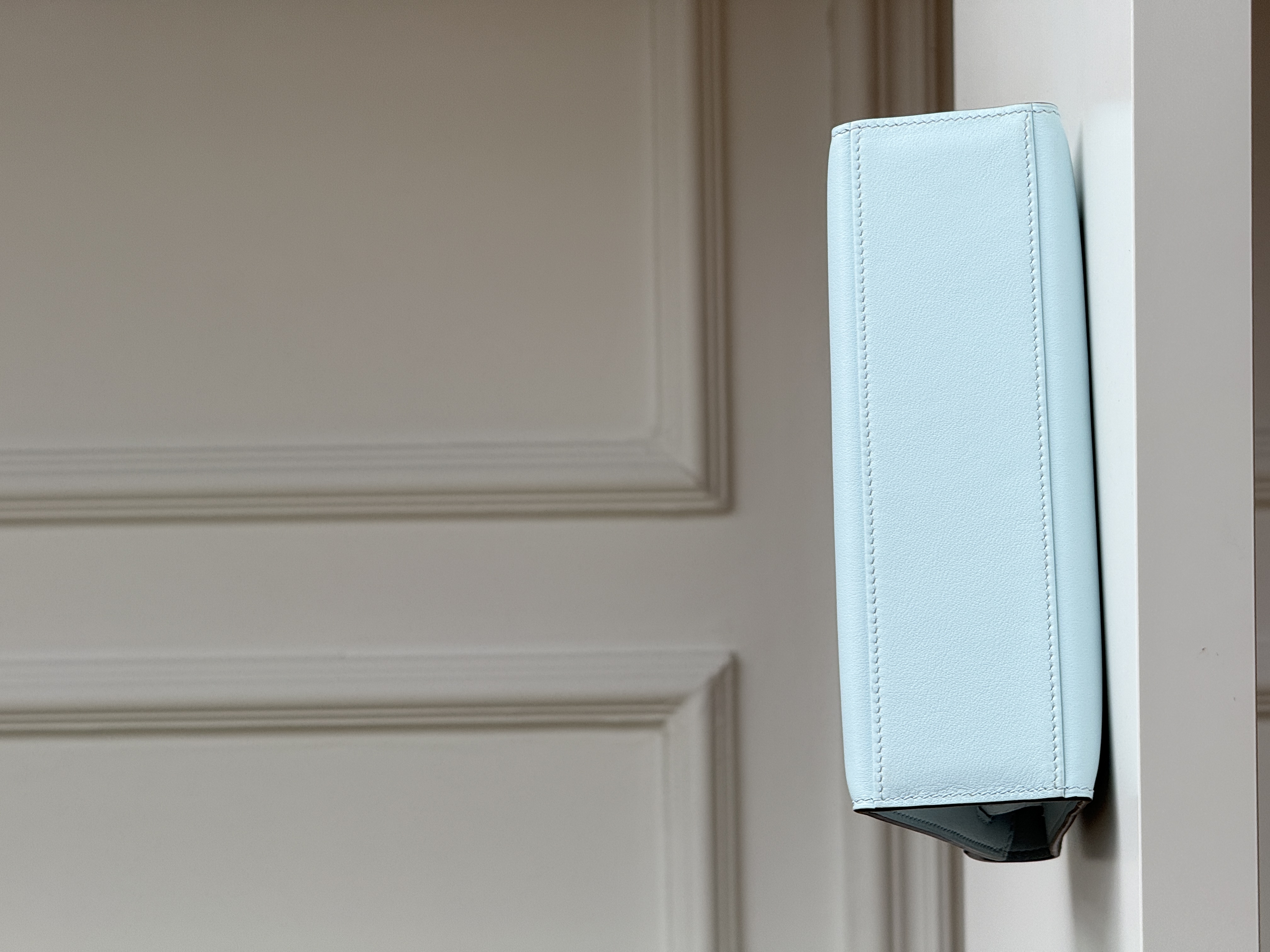 Hermès Mini Kelly II Glacier Blue (8U) with Silver Hardware