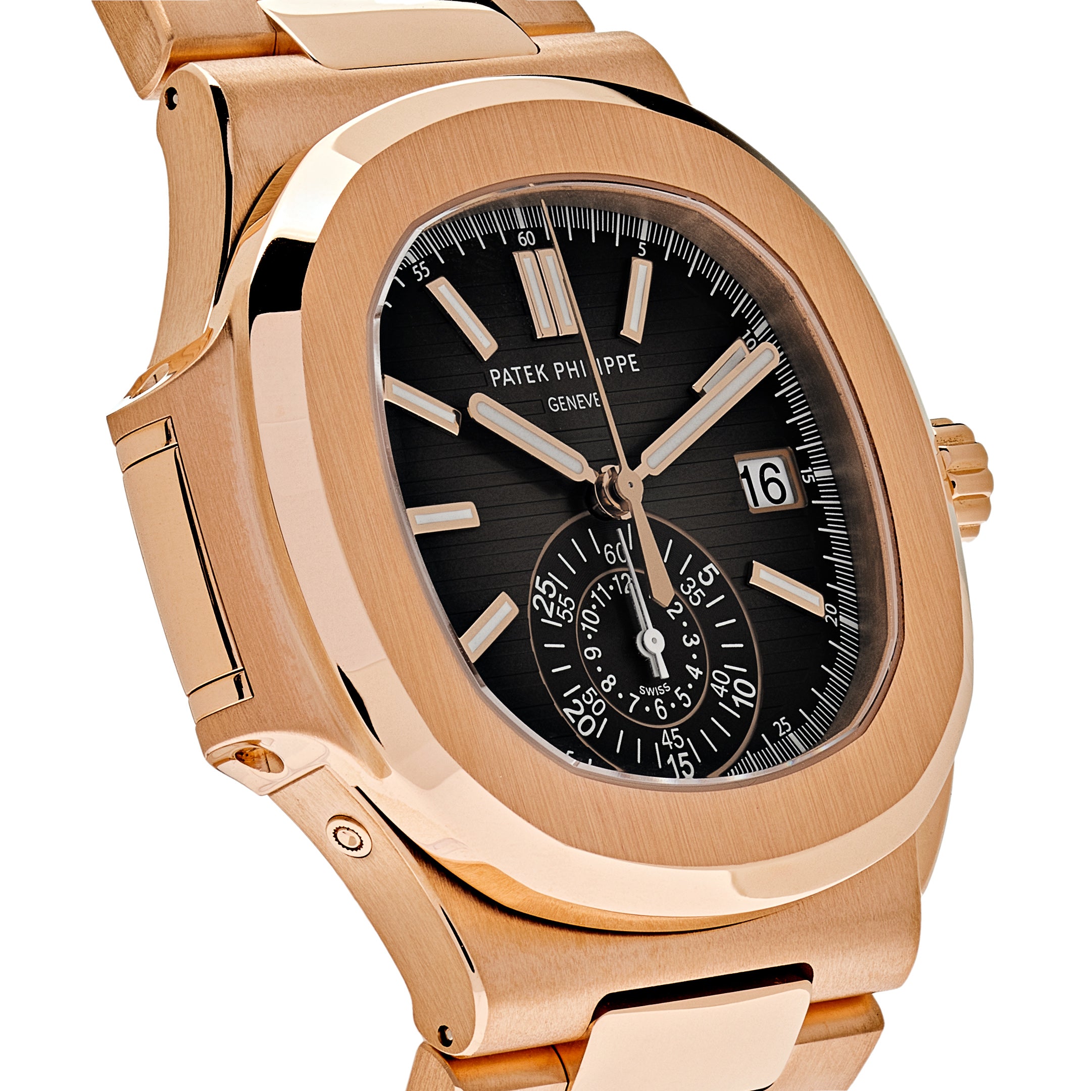 Patek Philippe Nautilus Chronograph Date Rose Gold 5980/1R【1:1 Replica】