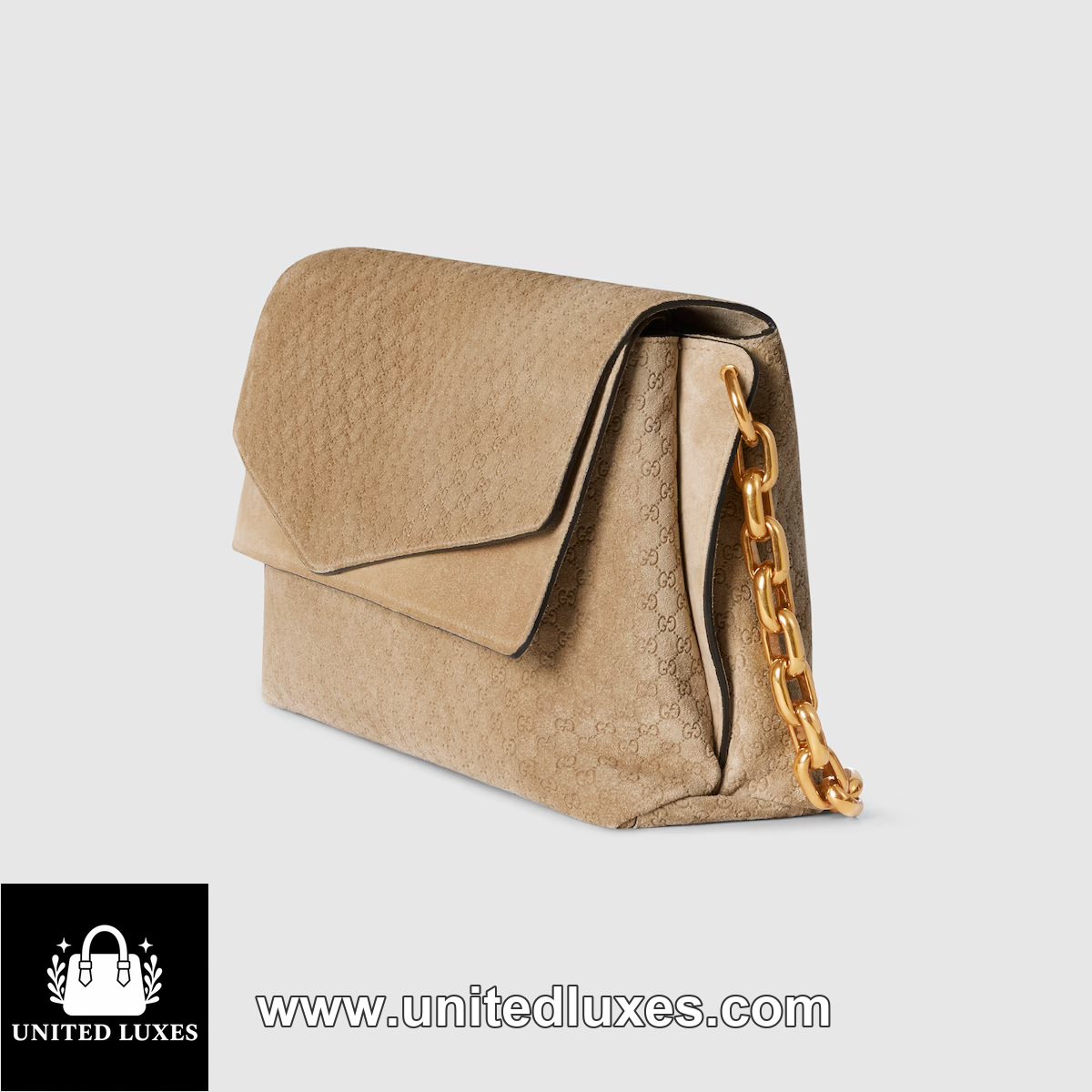Replica Large shoulder bag with chain
