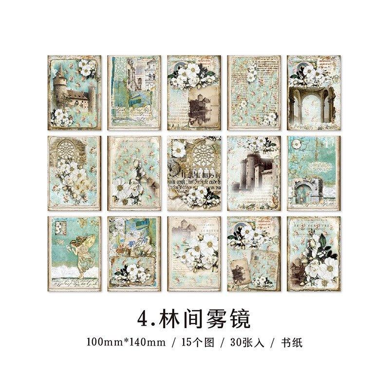 2170 Vegetable Paper Moonlight Engraving Series