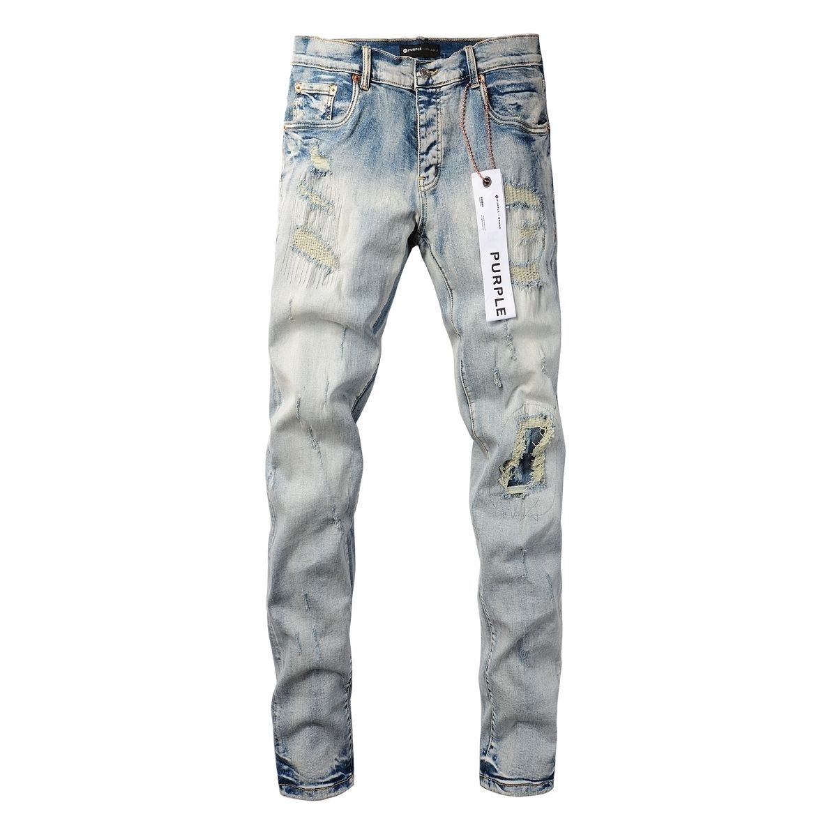 No. 9050 Ripped Jeans Blue Color