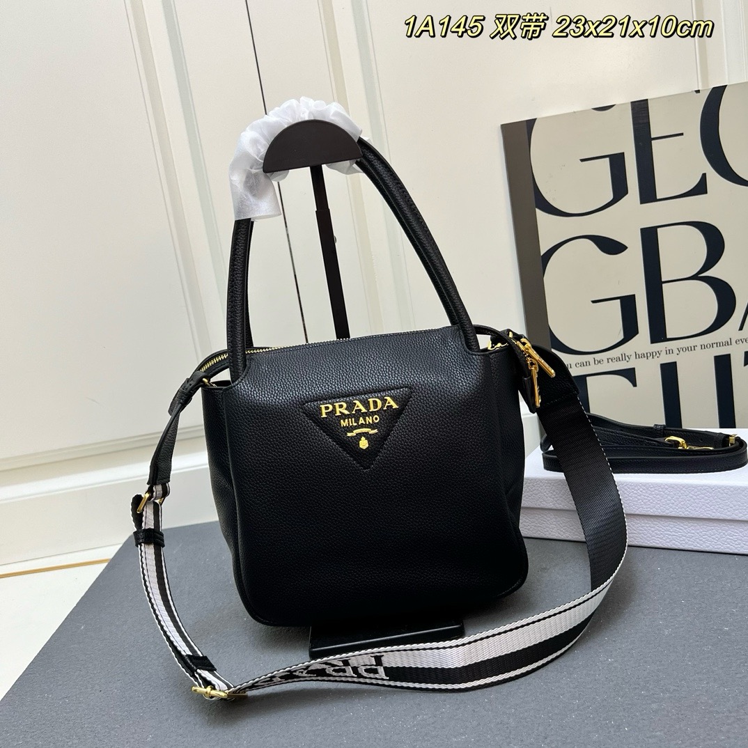 Prada Caramel leather mini shoulder bag