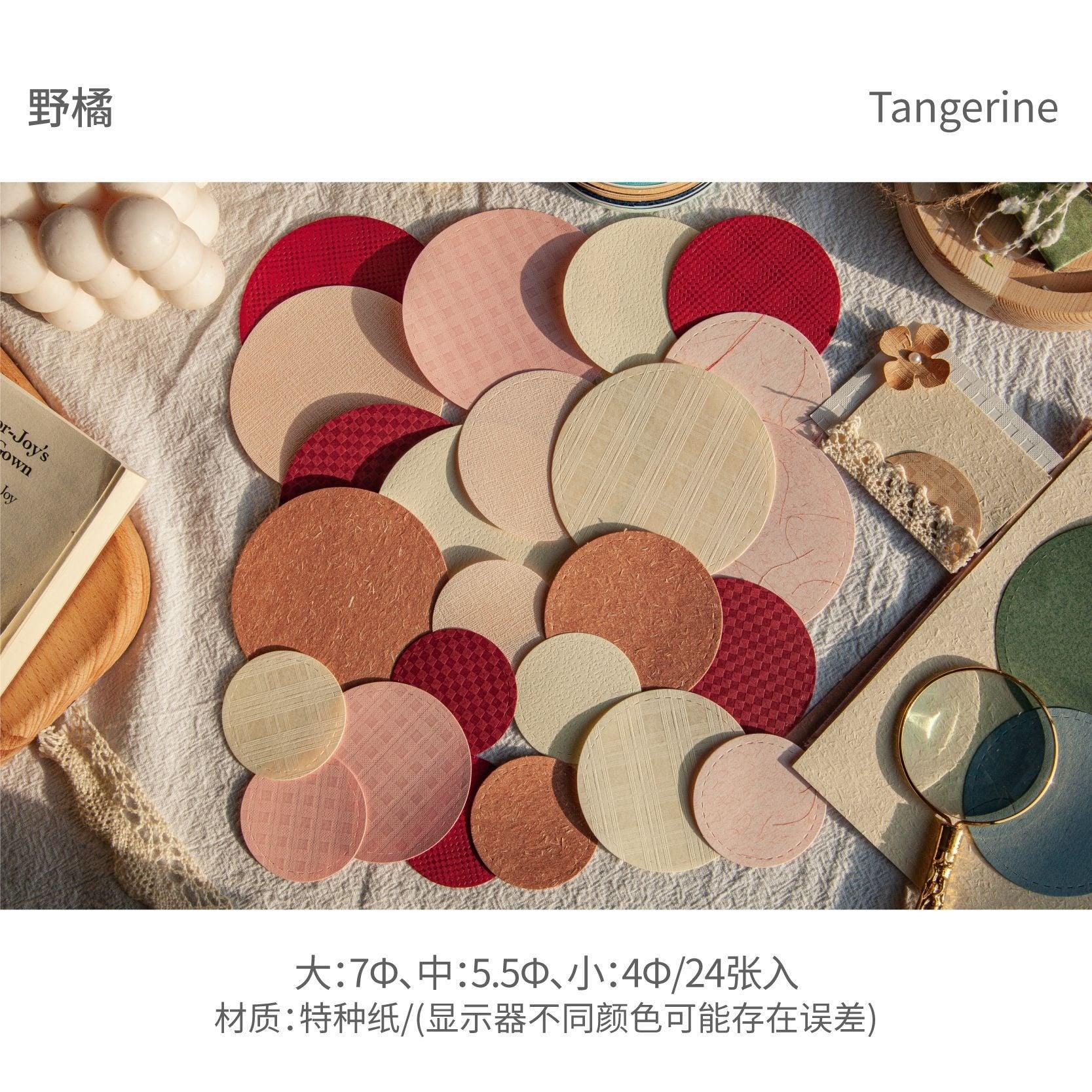 2128 Poetry Series Vegetable Round Sticky Notes Handbook