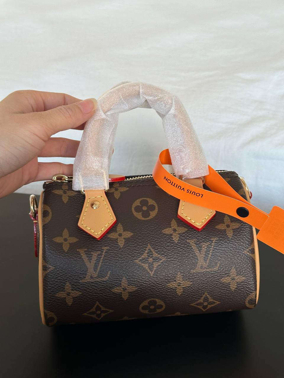 Louis Vuitton Monogram Mini Speedy Boston Handbag & Crossbody Bag