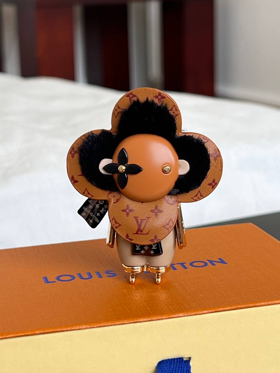 Louis Vuitton Vivienne Doll Monogram Keychain Bag Charm