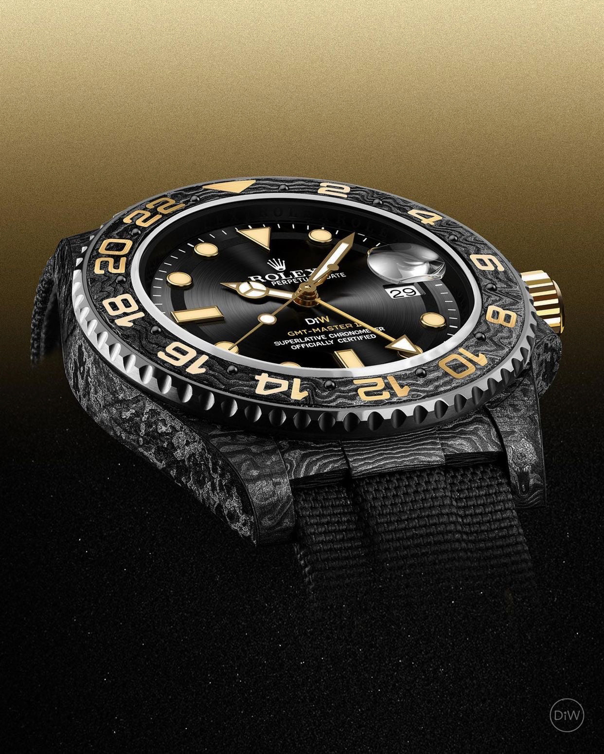 NTPT Carbon DiW Rolex GMT Master 2 