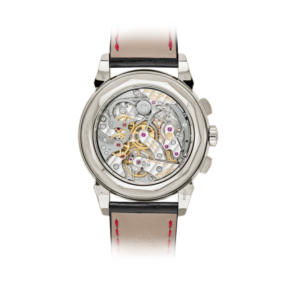 Patek Philippe Grand Complications Perpetual Calendar Chronograph Platinum Baguette Rubies 5271/12P-010【1:1 Replica】