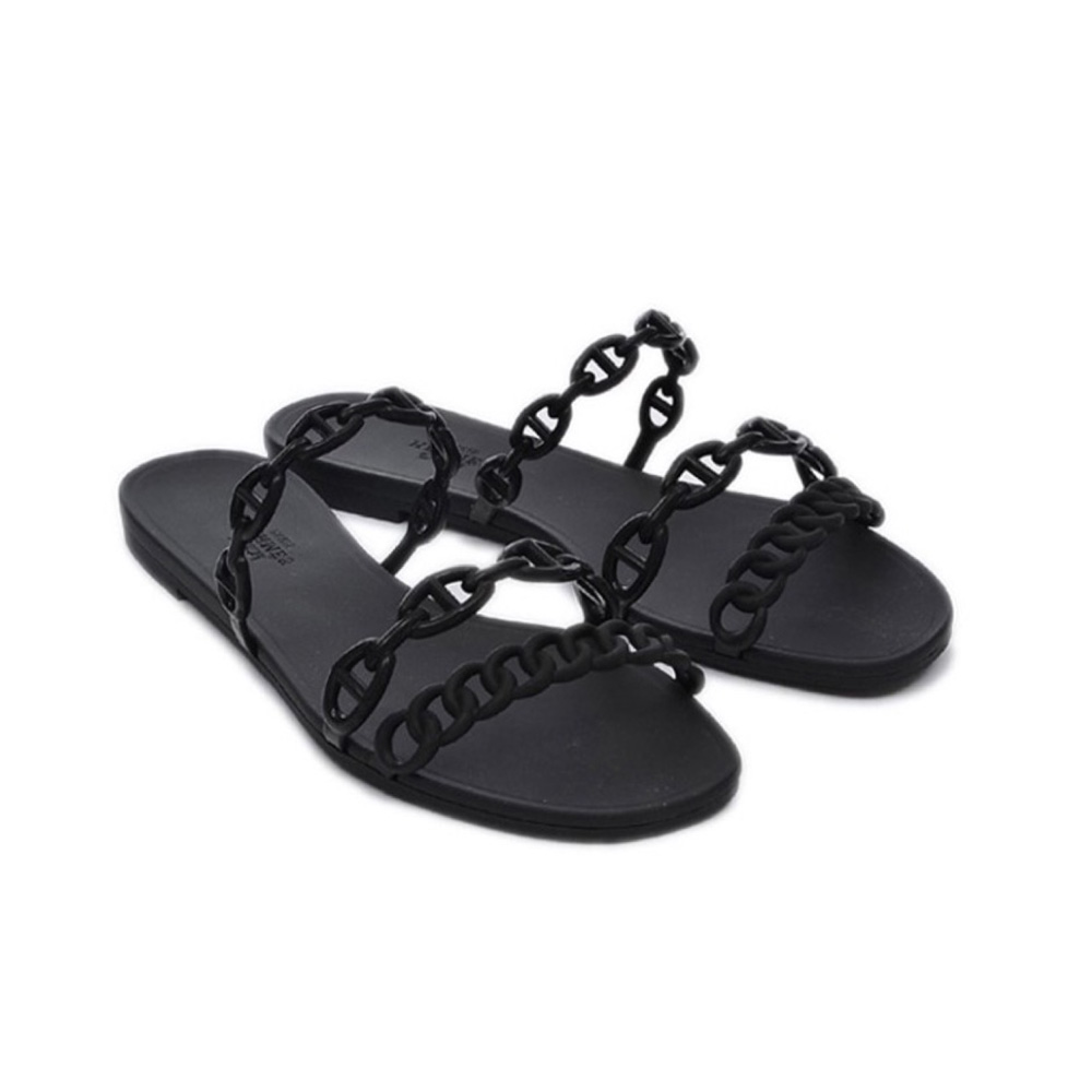 Hermes Shoes Island Flat Slppers Slide Sandal