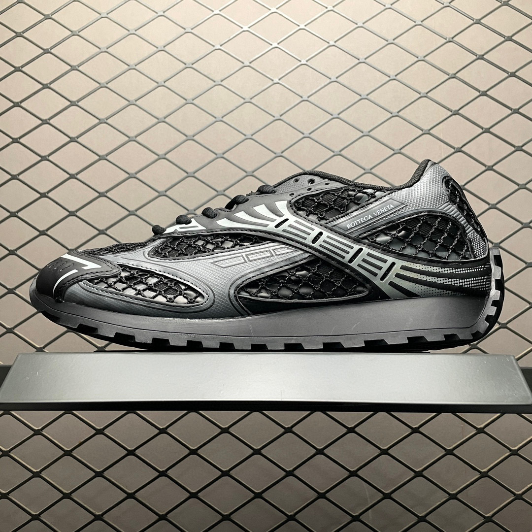 Bottega Veneta Orbit Runner Black Shoes