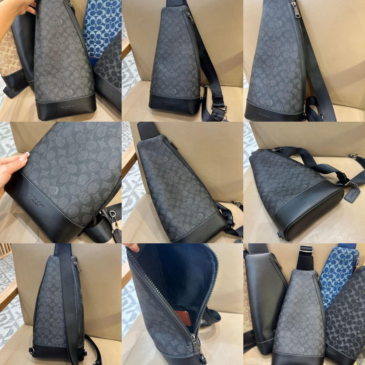 Men Handbag CY801 CY803 CY804 Dominic Backpack Chest Bag