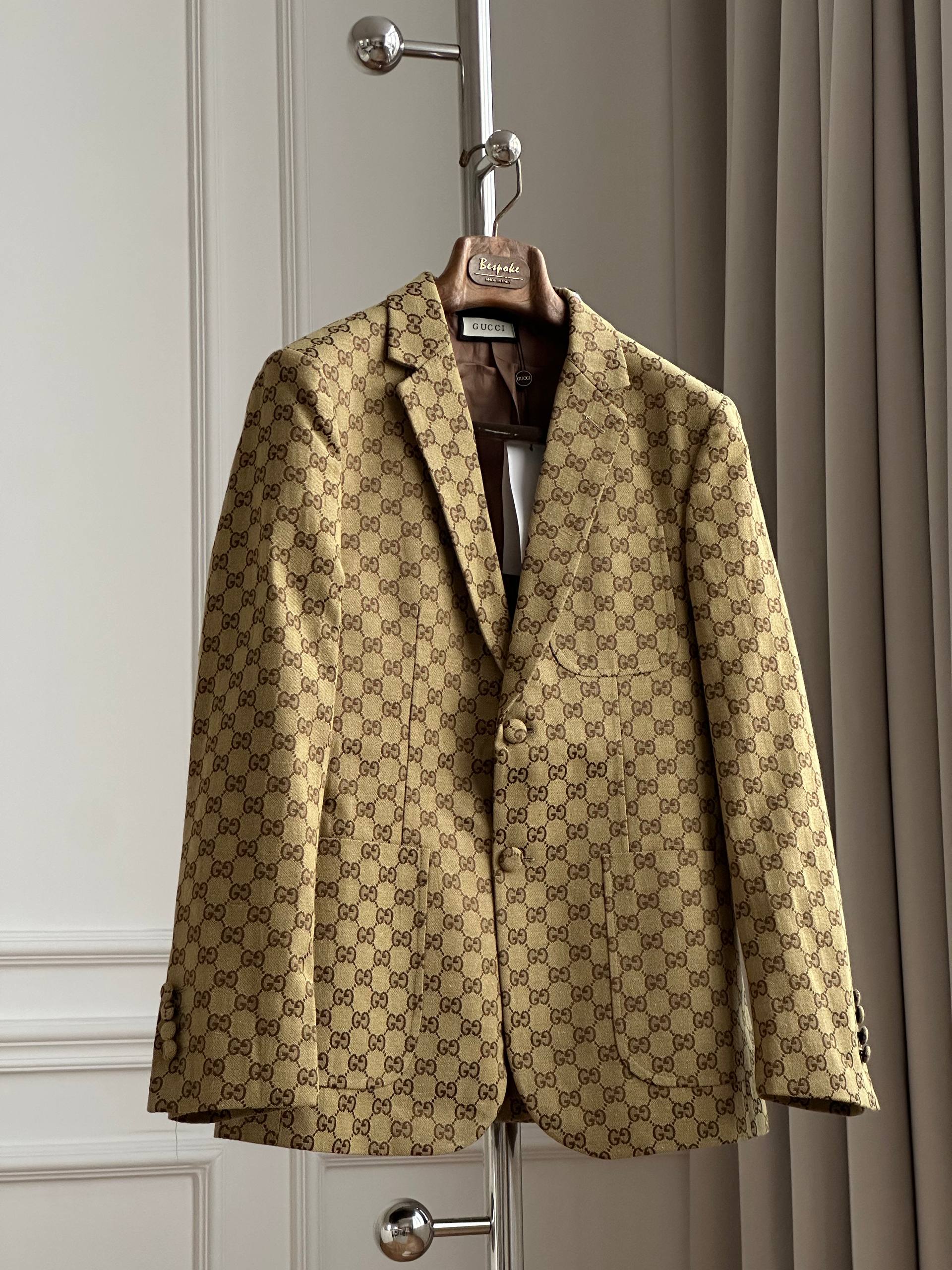 Classic GG Jacquard Casual Blazer of Gucci