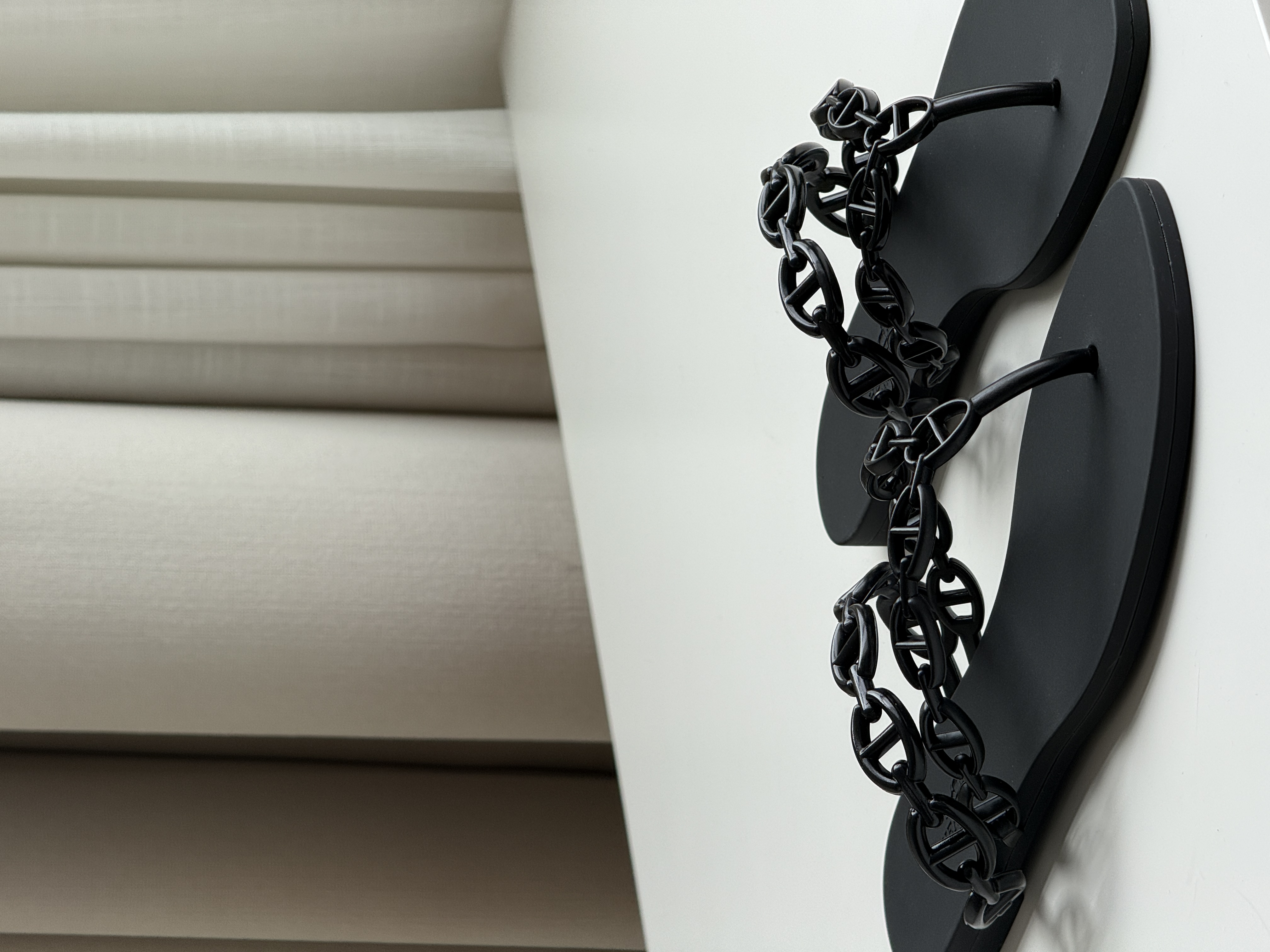 Hermès Island Chaine d'Ancre Jelly Sandals