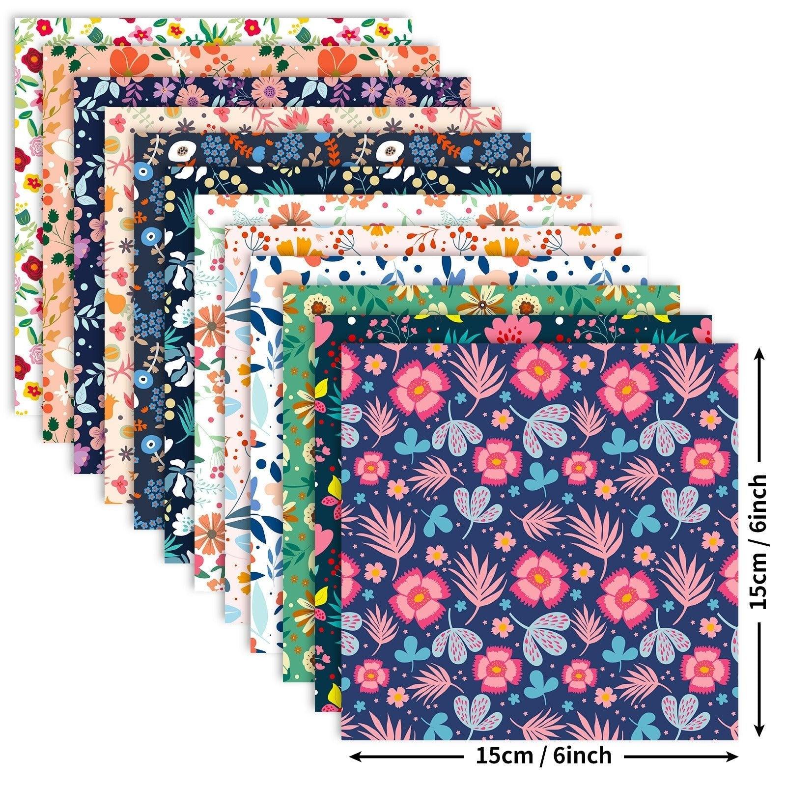 2100 12 small fresh garden flowers theme handbook material background paper