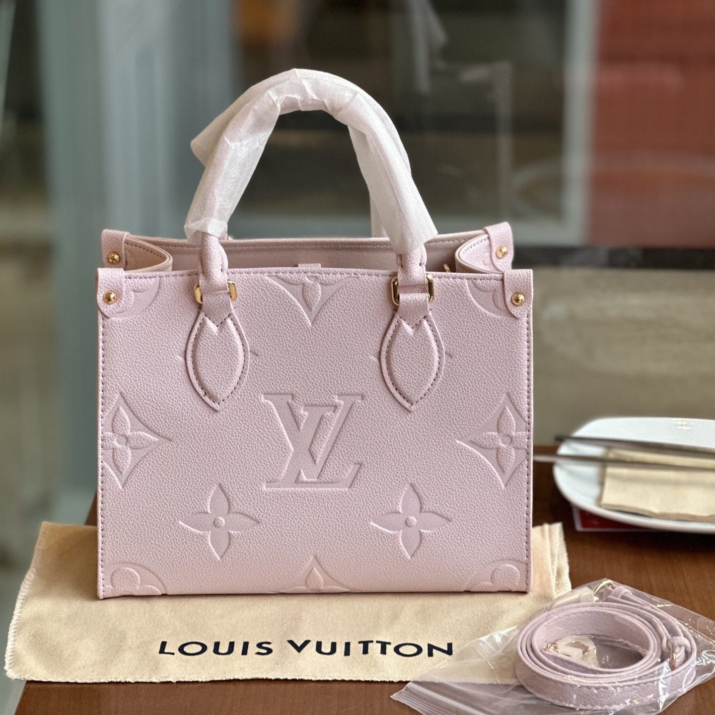 ONTHEGO PINK MONOGRAM 25X20CM