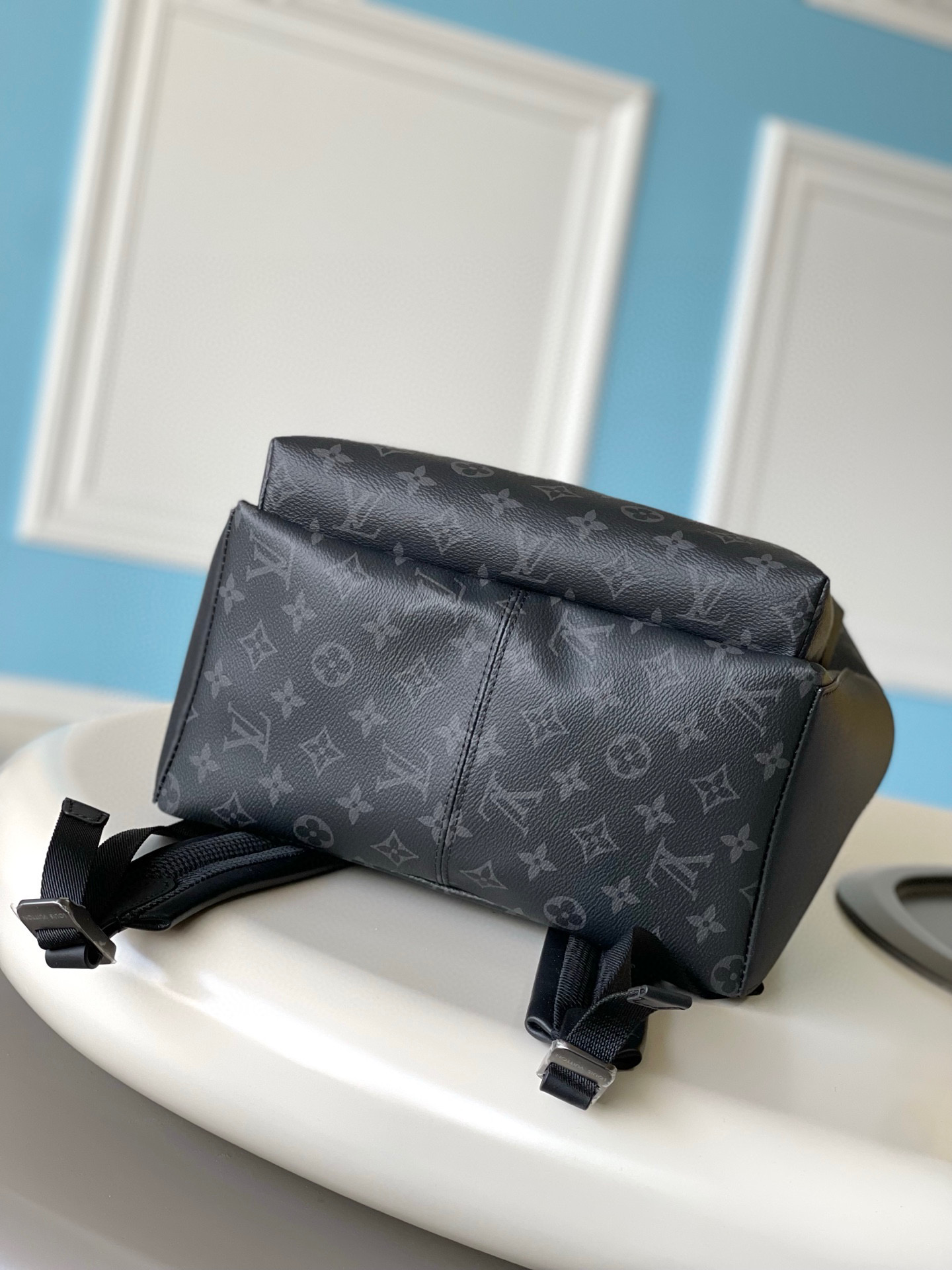 LV Discovery Monogram Backpack Black