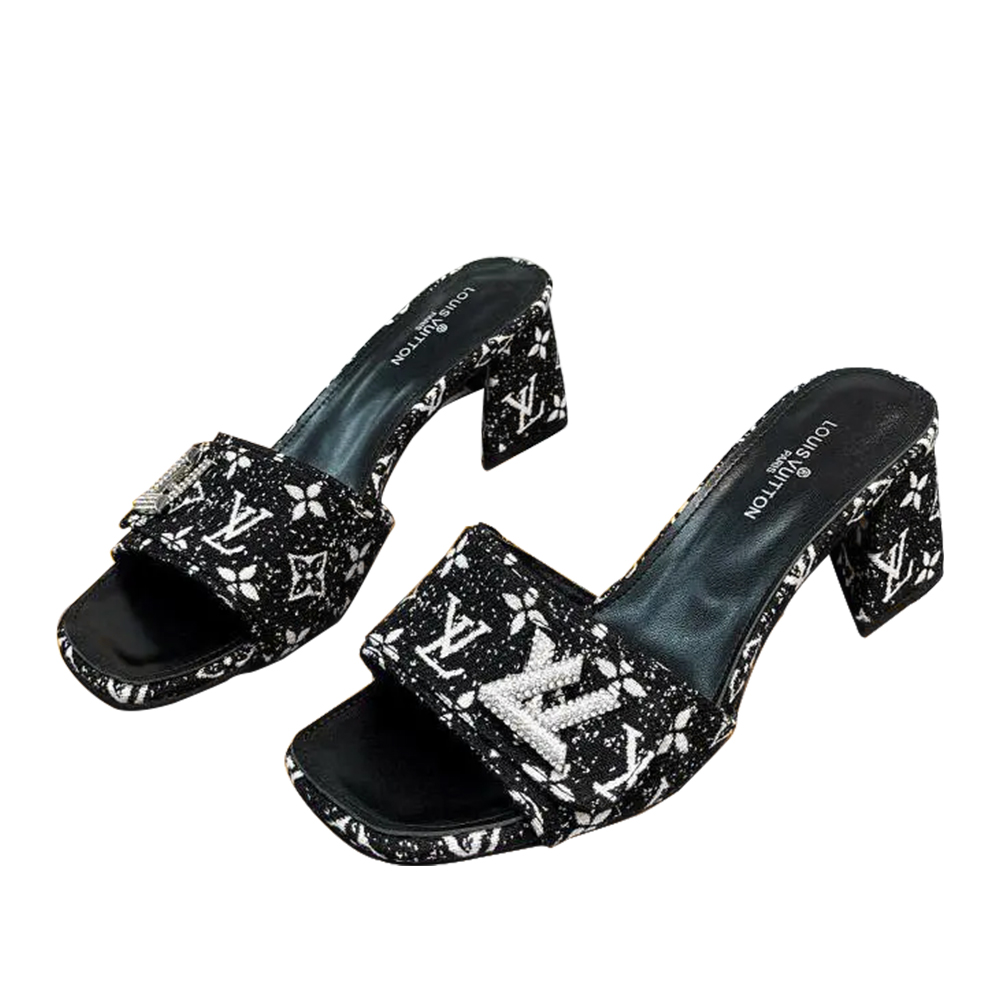 LV  Chunky Crew Style Flip-flops Slide Sandal