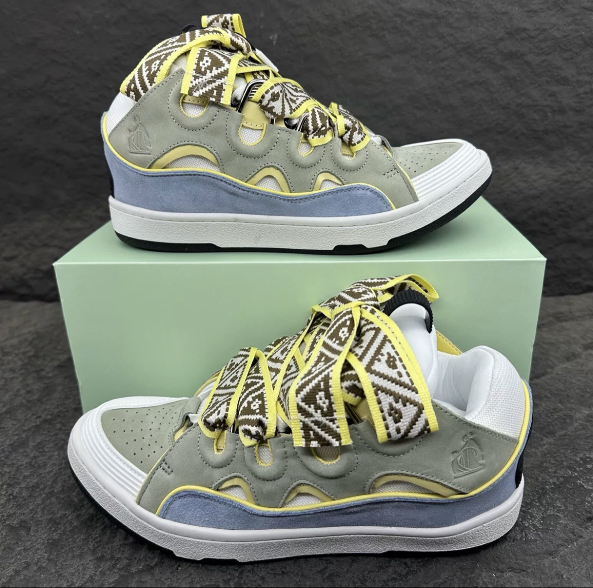 1:1 Lanvin Crub Sneaker Light Olive Color