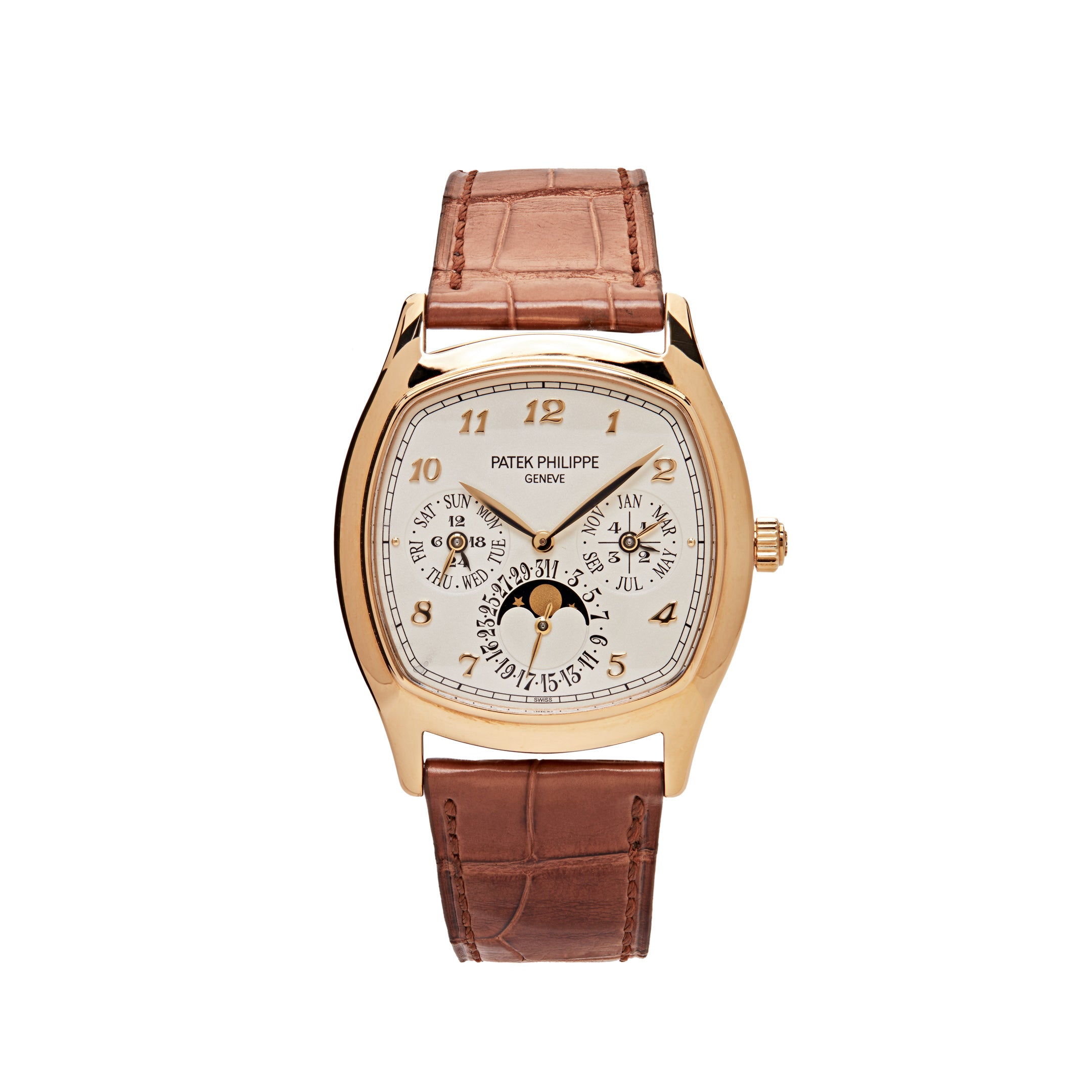 Patek Philippe Grand Complications Perpetual Calendar Yellow Gold 5940J-001【1:1 Replica】