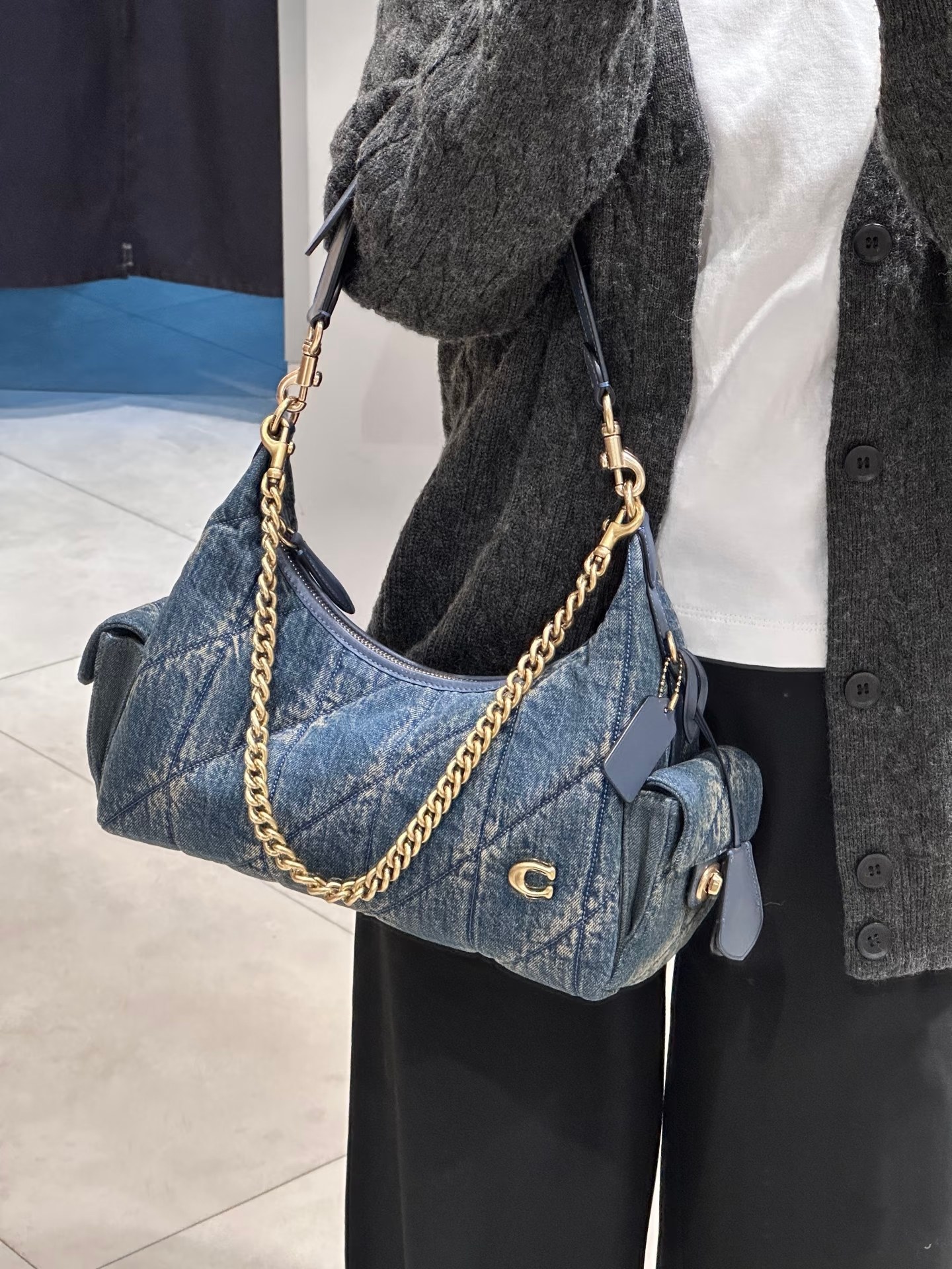 Women Handbag CDZ70 CDZ71 CDZ72 CDZ73 CEM89 Pocket Juliet 30 Shouder Chain Bag