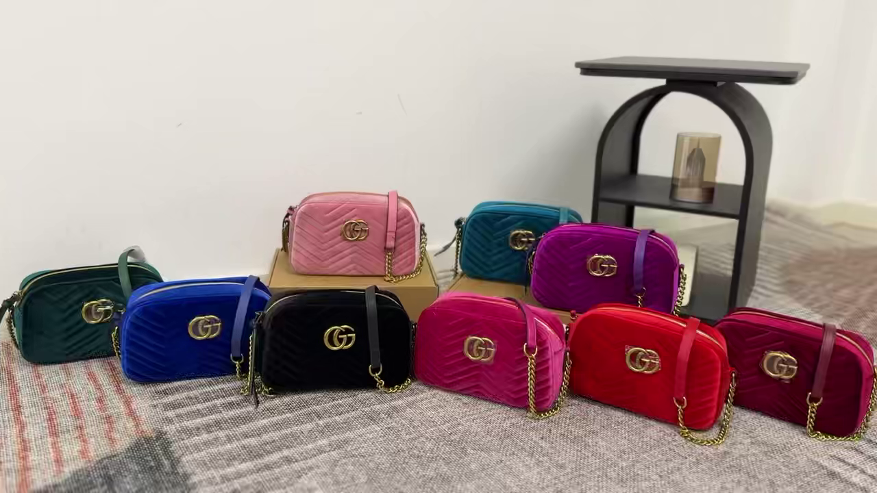 Gucci Velvet Camera Bag