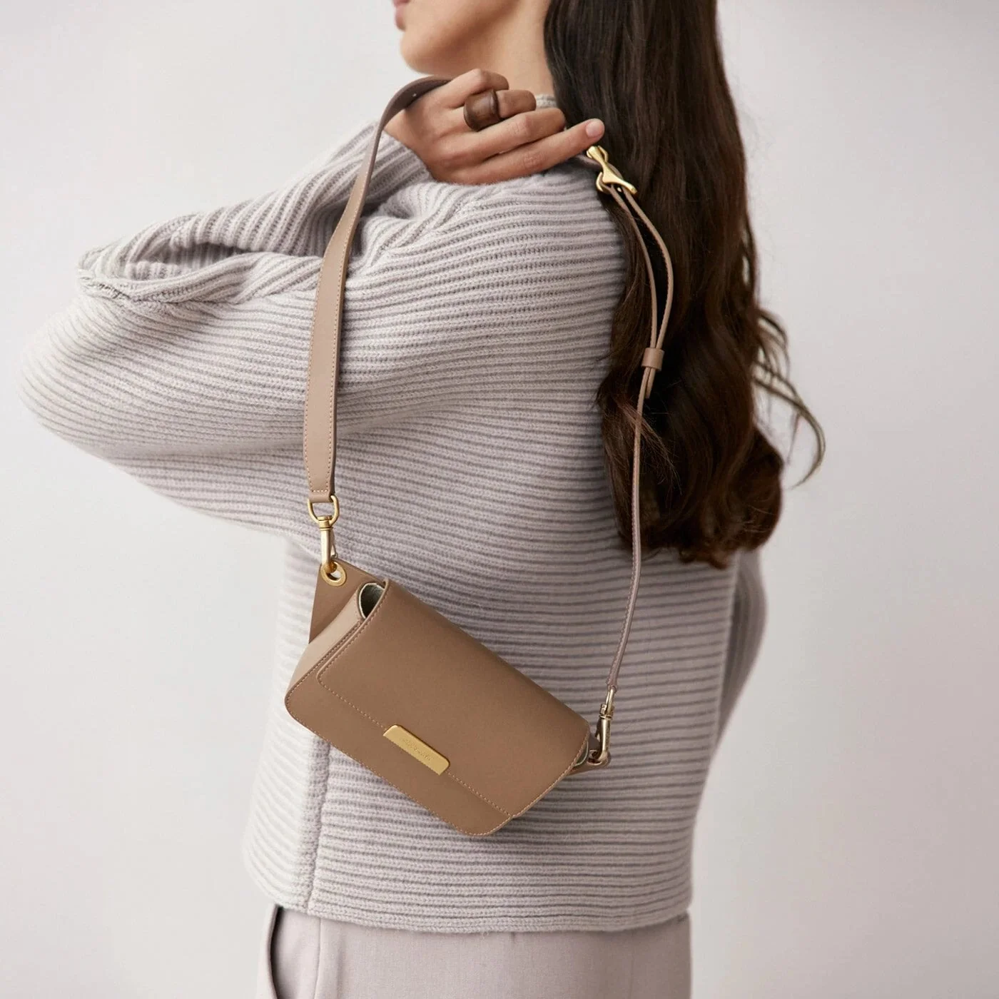 Roquette - Cuir Box Taupe