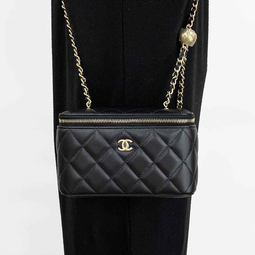 Chanel Golden-Ball Makeup Box