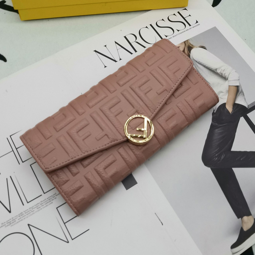 FENDI Leather Logo Wallet