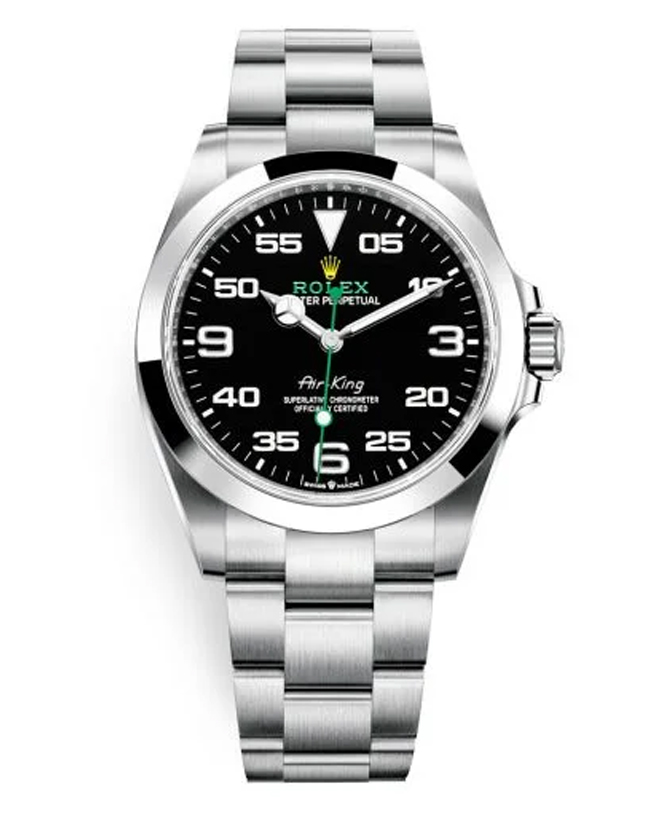 Rolex Air-King 126900 Oyster Perpetual Black 40mm Men's Watch【1:1 Replica】