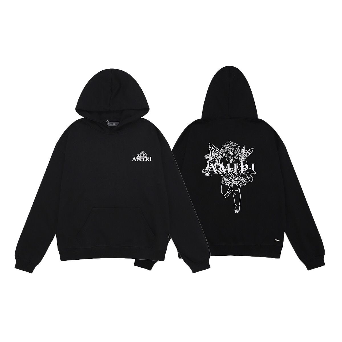 Cupid Logo Hoodie Black Color