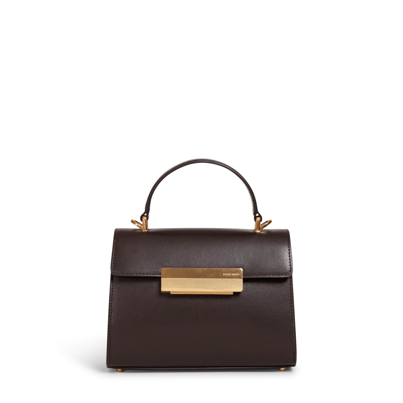 Mini Capucine - Cuir Box Chocolat