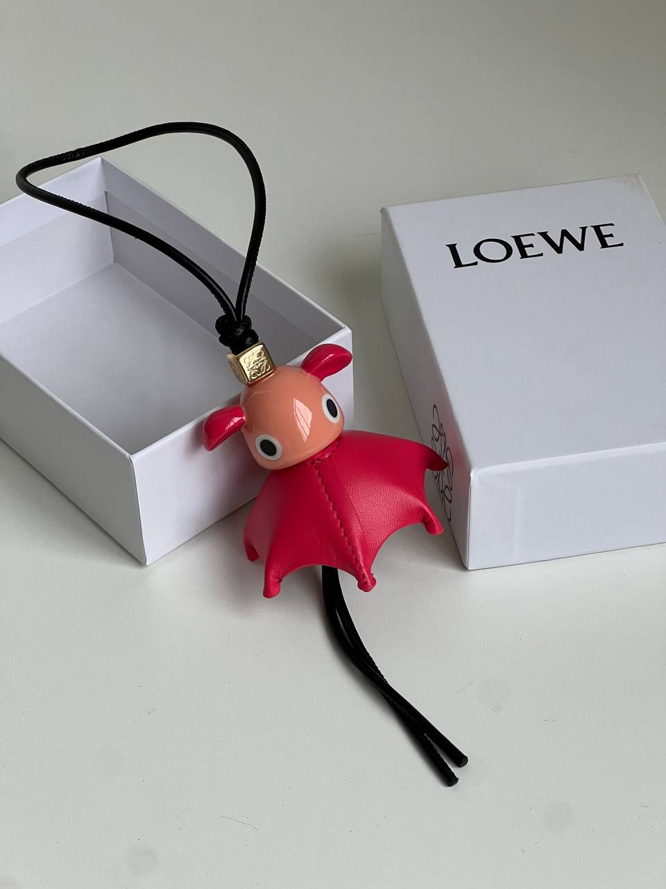 LOEWE Flying Bat Leather Bag Charm