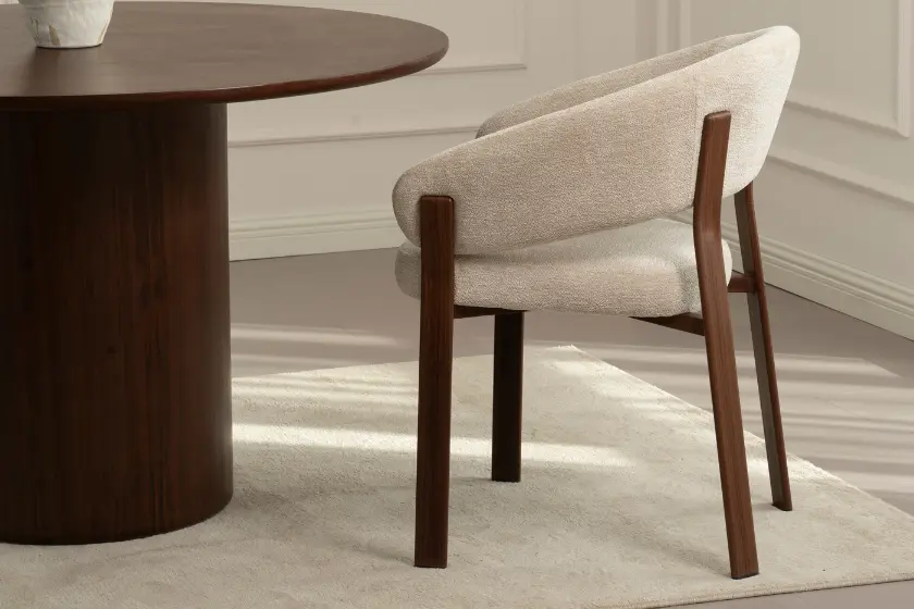 Chaise de salle à manger COZY - 59 x 58 cm - Par Lot de 2