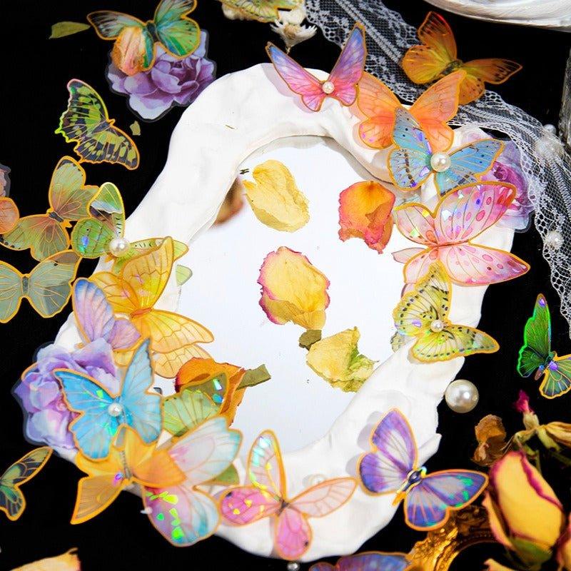 1156 Laser Stamping Sticker Pack Butterfly Dreams Collection