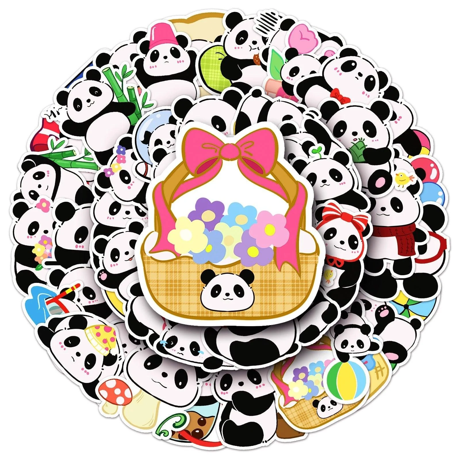 1046（50 Panda Stickers）
