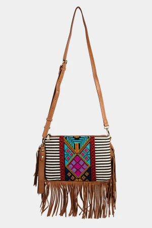 Boho Tribal Western Fringe bag