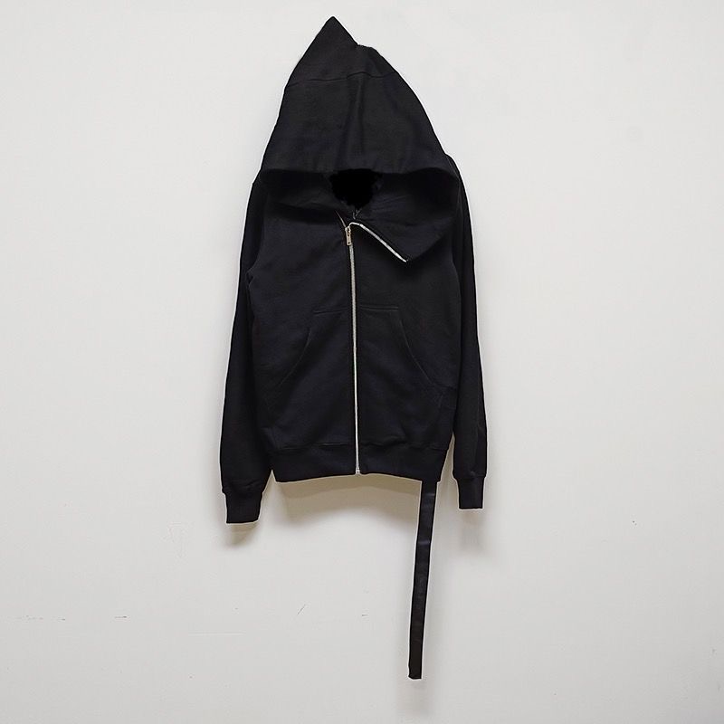 Rick Owen sorcerer hood Hoodie Black Color