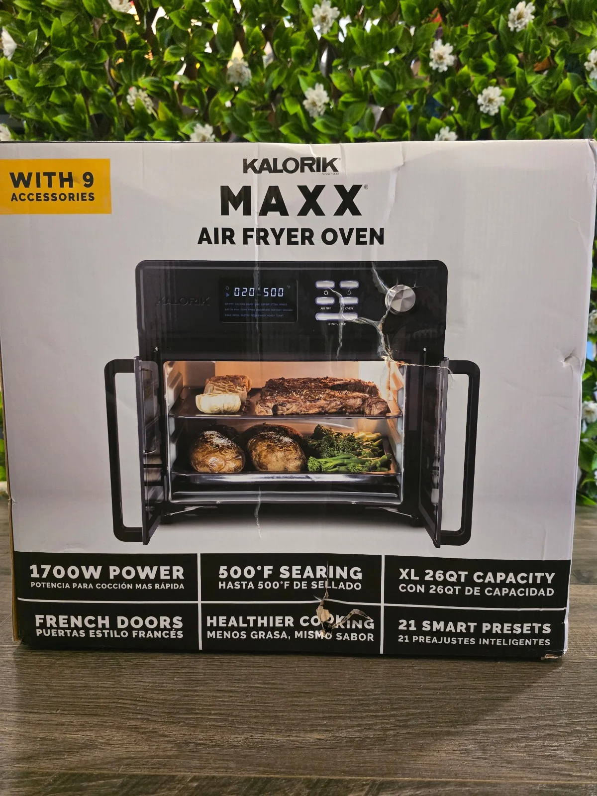Kalorik Maxx 26 Quart Air Fryer Oven New T9K63