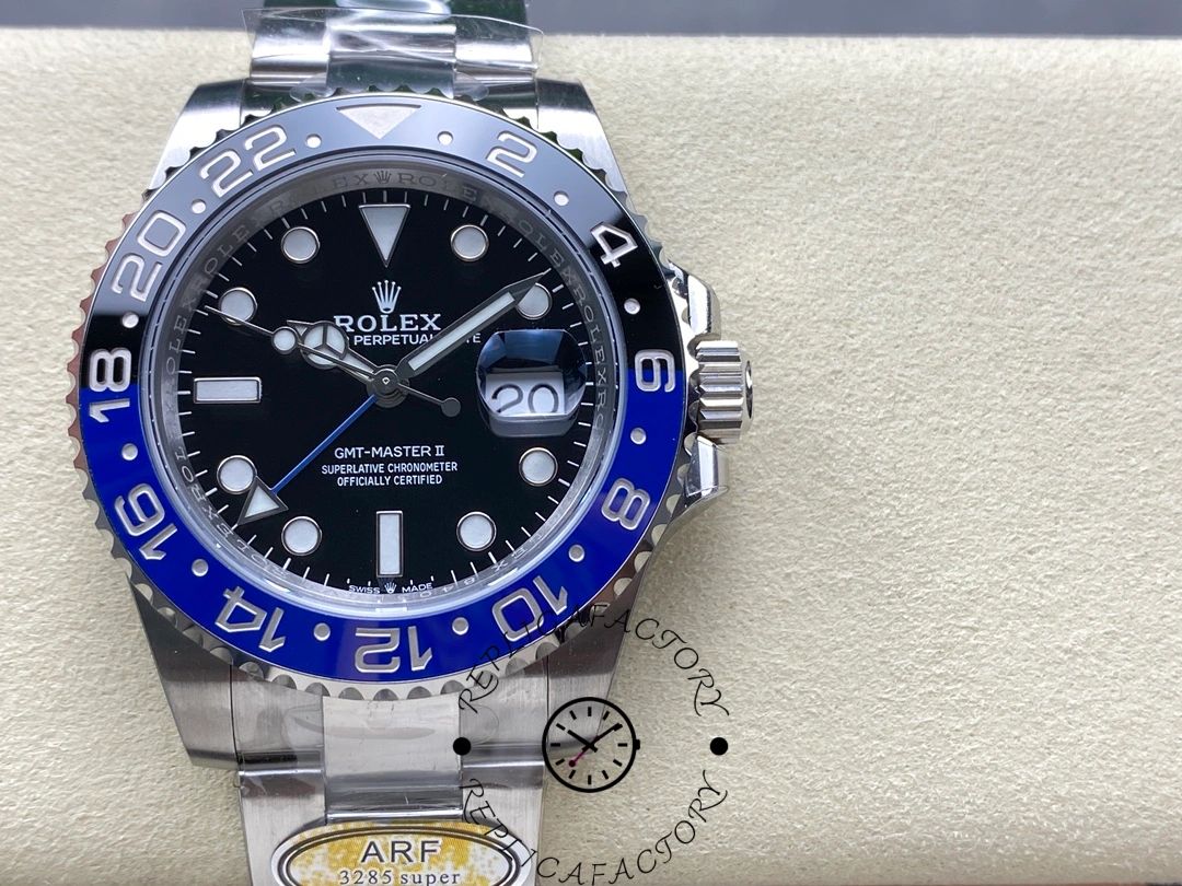 Rolex GMT-Master II Batman 116710BLNR Black Dial 40mm Mens Replica Watch