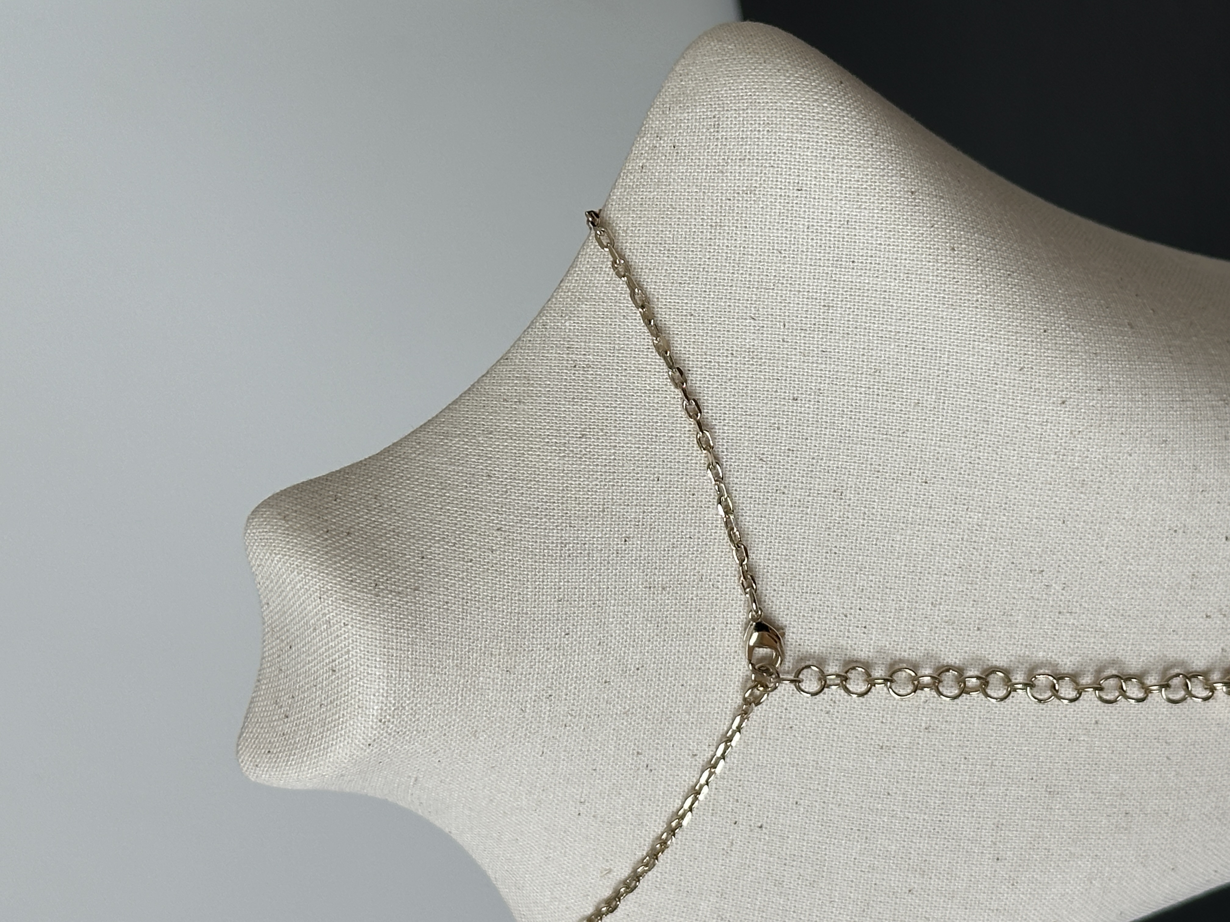 Chanel Bow Crystal Pearl Pendant Necklace