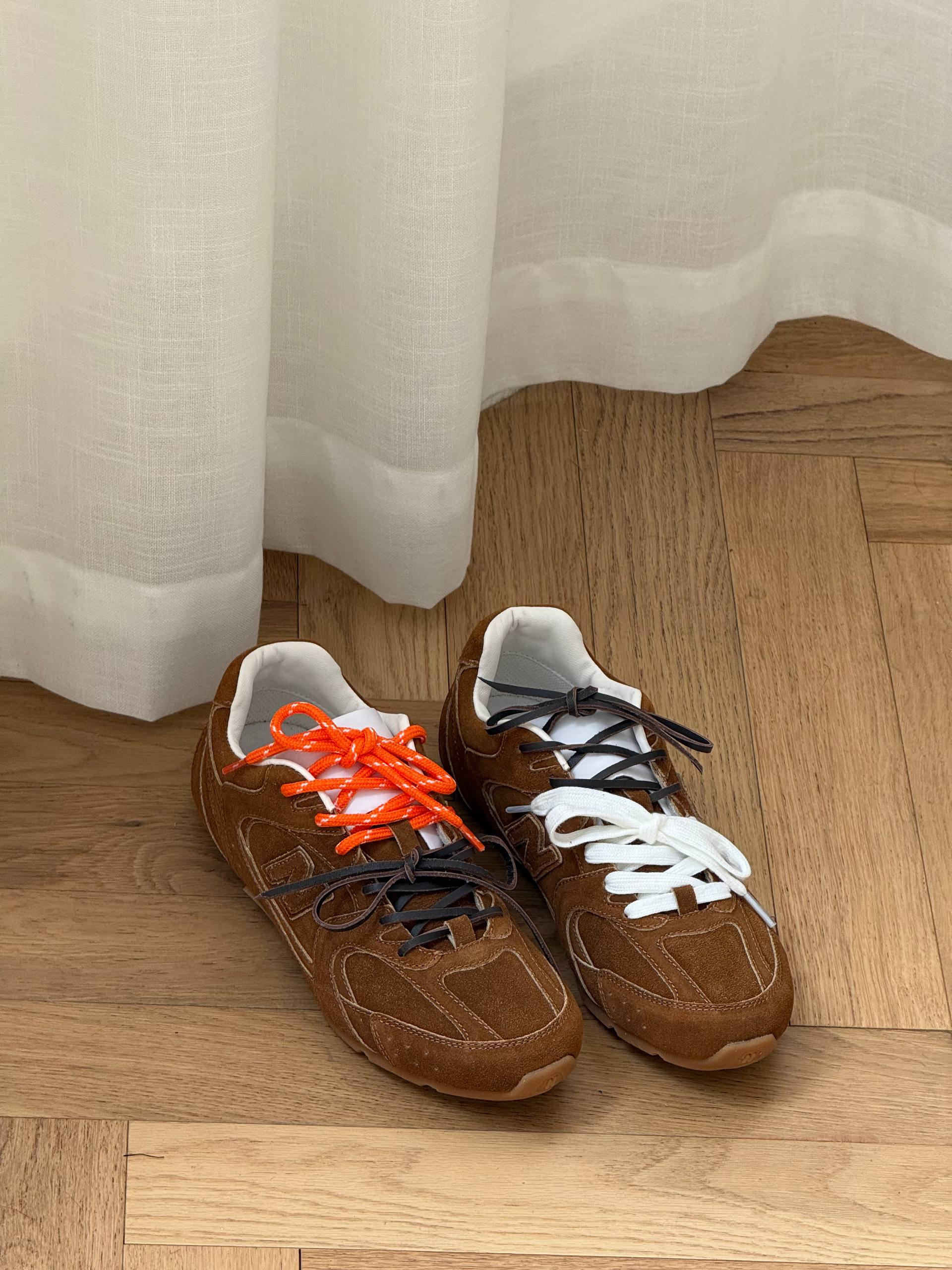 New Balance 530 brown coffee suede running shoes